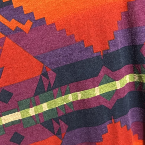 Vintage Denim & Supply Ralph Lauren Southwestern fringe Aztec shirt - Picture 2 of 10